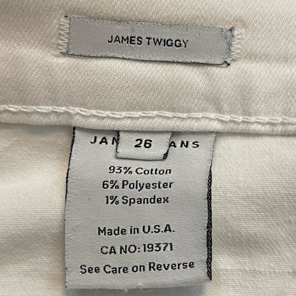 James Jeans | James Twiggy | White Slim Legging jeans Size Waist 26 - Picture 3 of 10